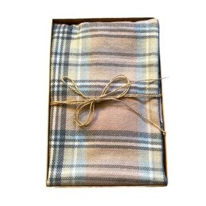 NEW Soft Acrylic Fabric Cozy Plaid Fringe Scarf
